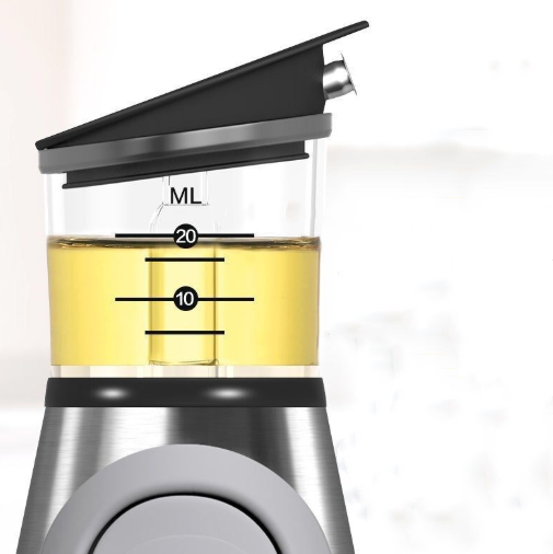 New Design Kitchen Measuring Olive Oil Dispenser Bottle 250ml Glass Oil Pot Olive Oil Bottle