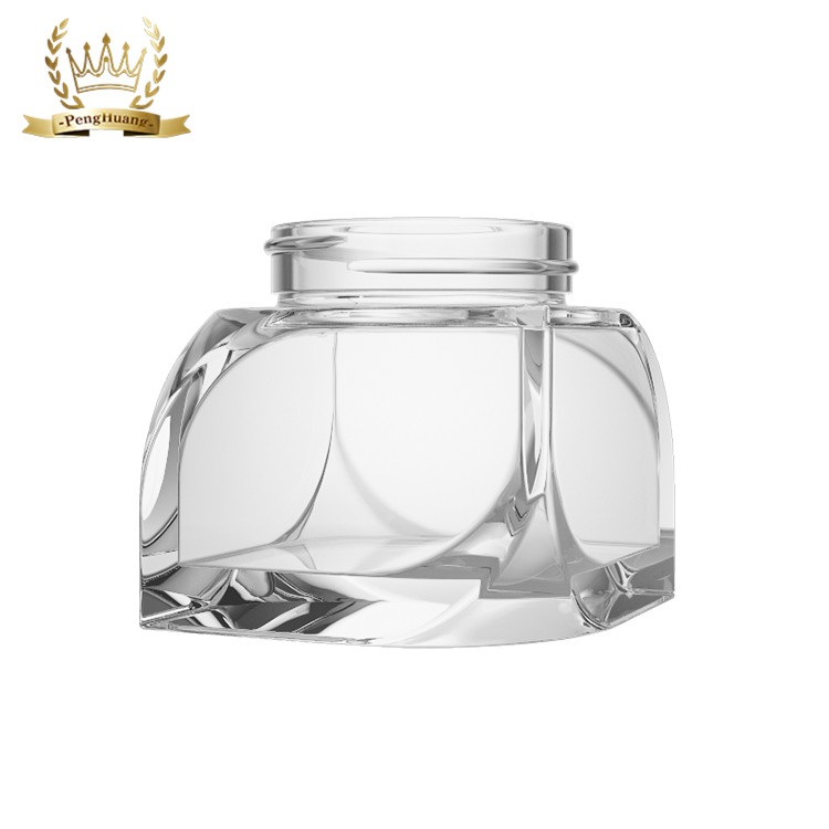 New Design Leaf Shape Cosmetic Packaging Bottle Sets Glass Jars patented product beauty face cream unique whitening facial cream