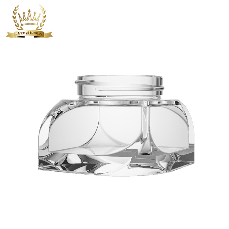 New Design Leaf Shape Cosmetic Packaging Bottle Sets Glass Jars patented product beauty face cream unique whitening facial cream