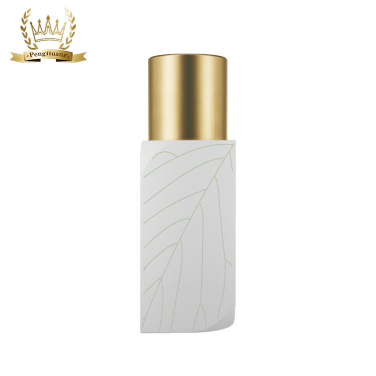 New Design Leaf Shape Cosmetic Packaging Bottle Sets Glass Jars patented product beauty face cream unique whitening facial cream