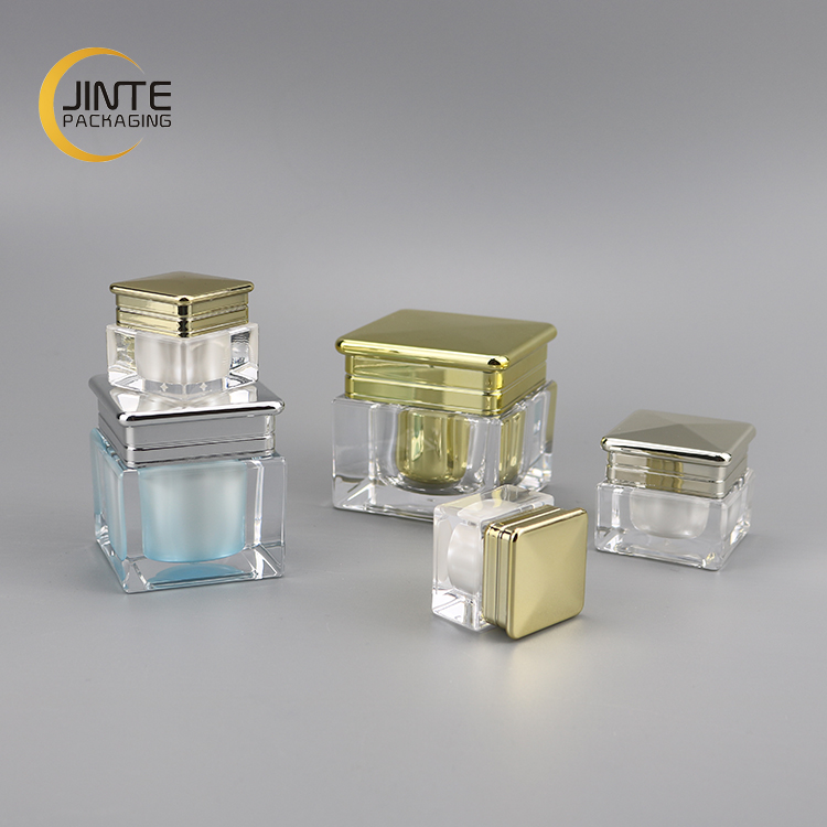 New Design Light Blue Cosmetic Jar Lip Scrub Balm Container Jar 5ml 10ml 15ml 30ml