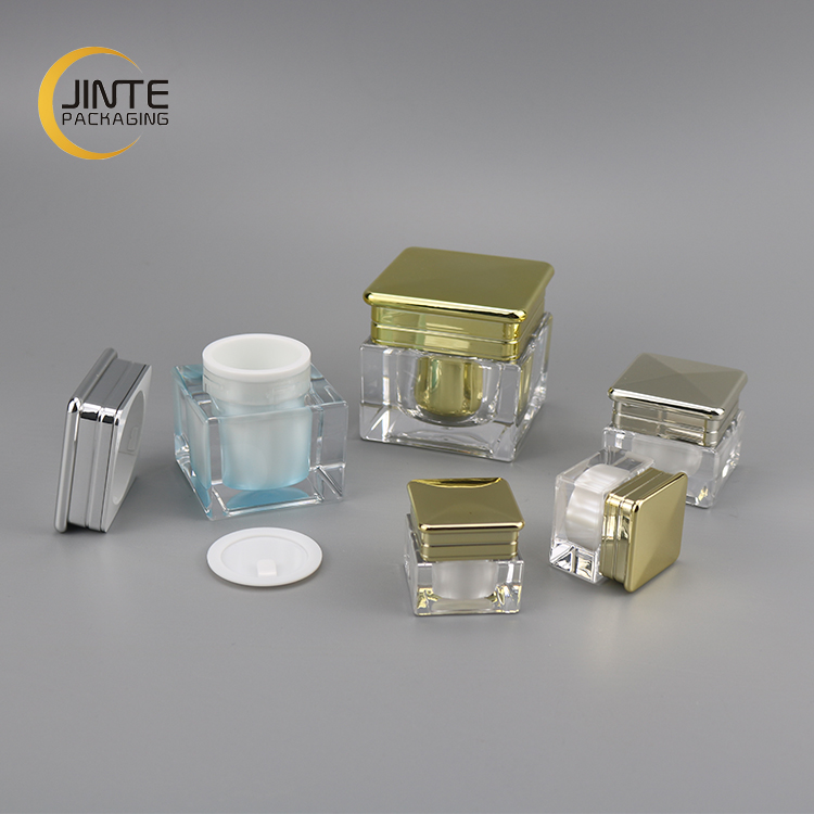 New Design Light Blue Cosmetic Jar Lip Scrub Balm Container Jar 5ml 10ml 15ml 30ml