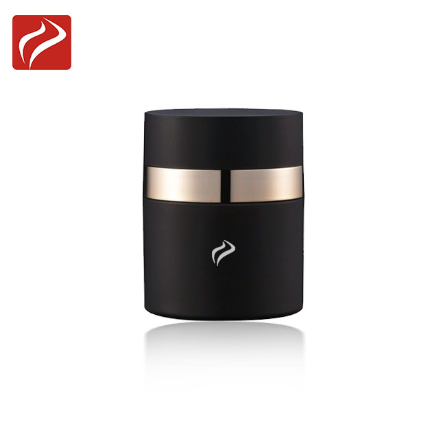 New Design Luxury Black Acrylic Airless Pump Jar Skin Care Airless Cream Jar