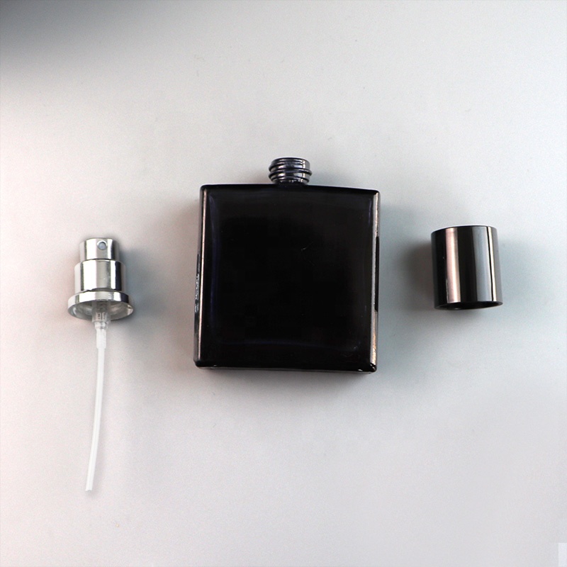 New Design Luxury Cologne Men 35ml Blue Glass Refillable Spray Bottle Perfume