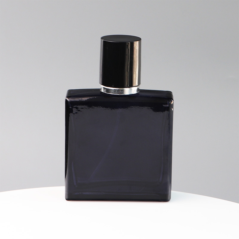 New Design Luxury Cologne Men 35ml Blue Glass Refillable Spray Bottle Perfume