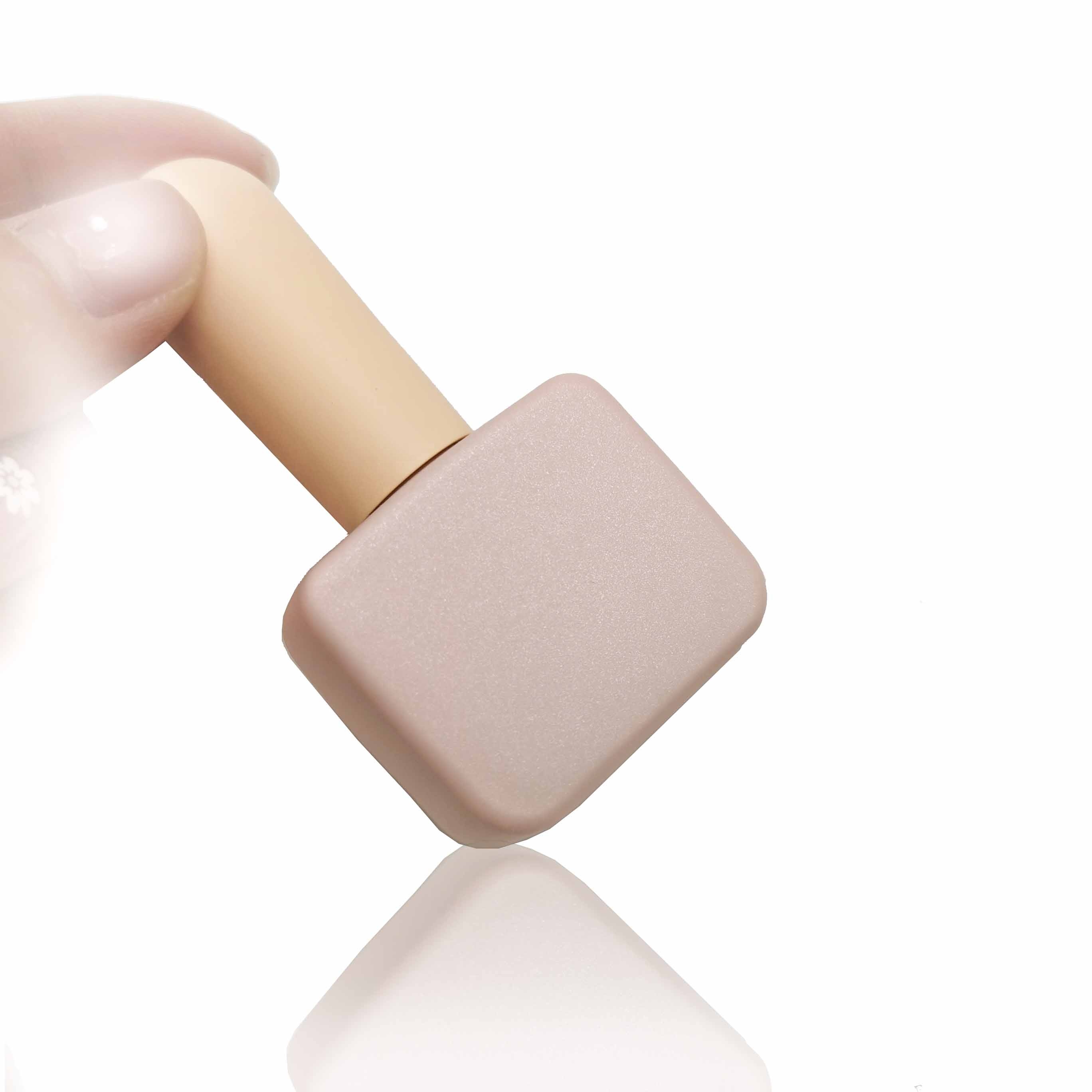 New Design Luxury Rectangle Empty Nail Polish Bottle Square Shape Nail Polish Bottle With Brush Packaging