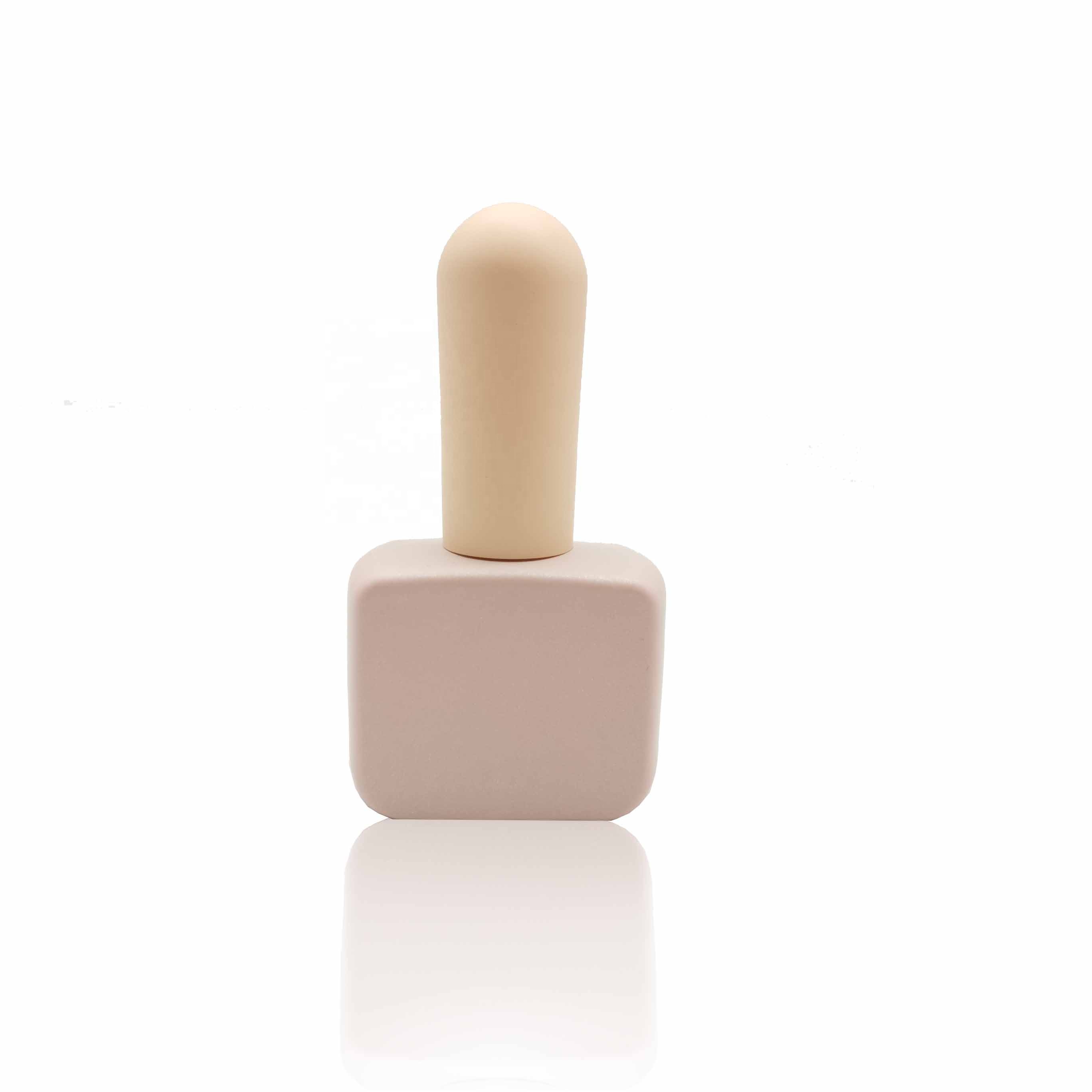 New Design Luxury Rectangle Empty Nail Polish Bottle Square Shape Nail Polish Bottle With Brush Packaging