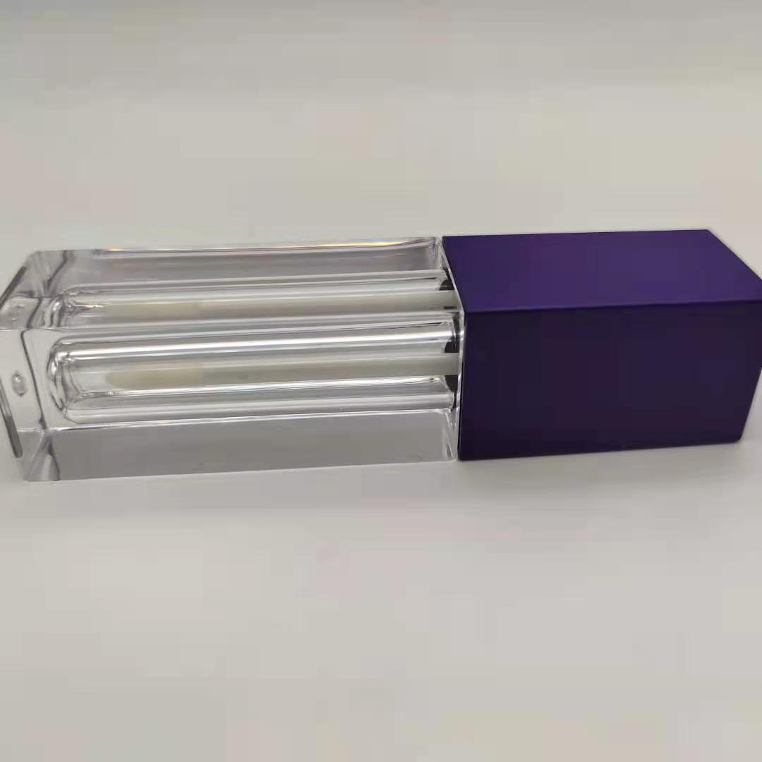 New Design Makeup Purple Empty 4.5ml Lip Gloss Tube