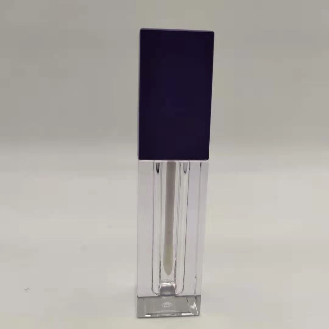 New Design Makeup Purple Empty 4.5ml Lip Gloss Tube