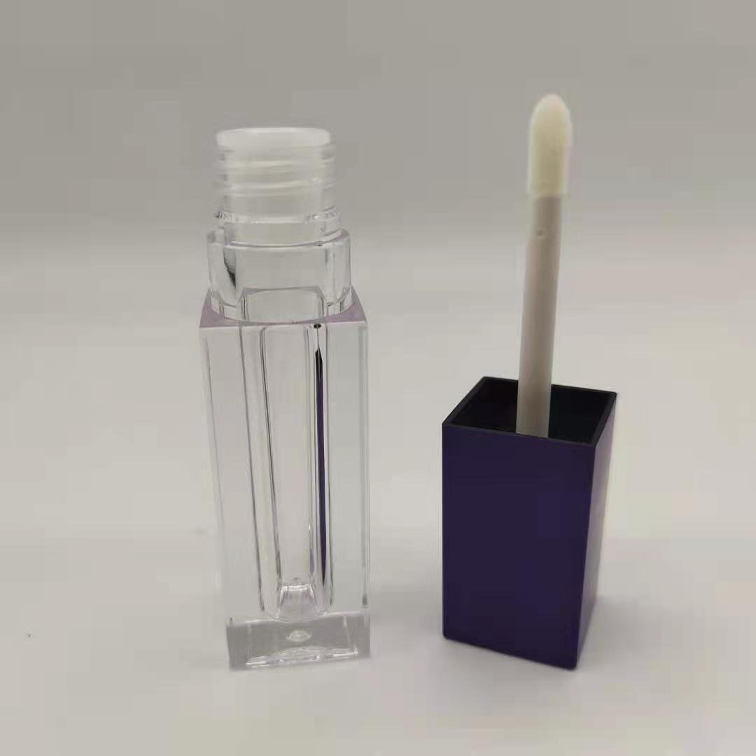 New Design Makeup Purple Empty 4.5ml Lip Gloss Tube