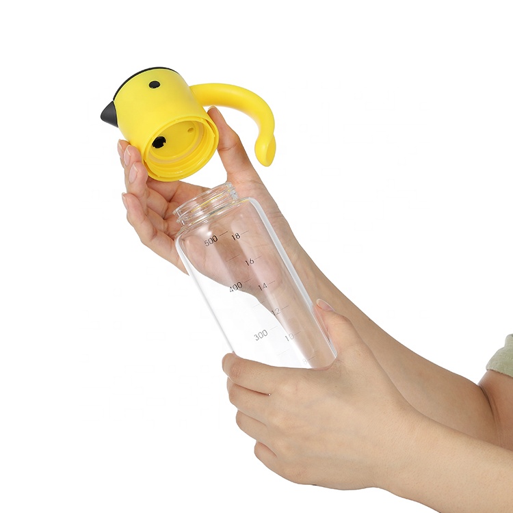 New Design Multiple Color Automatic Gravity Glass 250ml And 500ml Olive Oil Dispenser Bottle