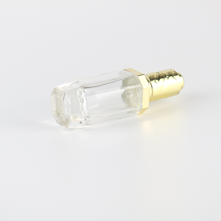 New Design Octagon Glass Bottle 30ml Glass Essential Oil Serum Dropper Bottle
