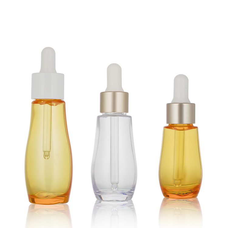 New Design Well Priced Quick shipping 30ml PETG Gourd Shape Dropper Bottle With Droppers