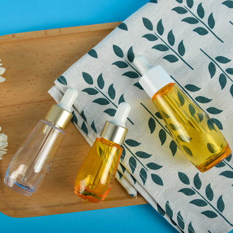 New Design Well Priced Quick shipping 30ml PETG Gourd Shape Dropper Bottle With Droppers