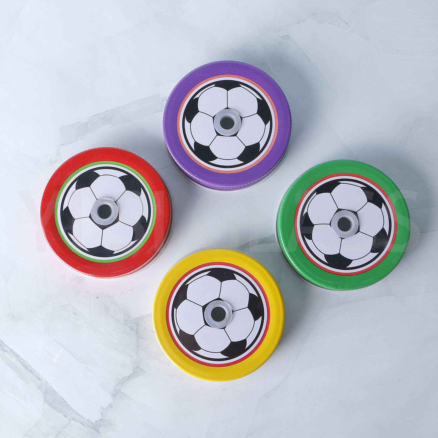 New Design color spraying 500ml 16oz football shape glass mason jar drinking glass cup mason jar with tin lid and straw