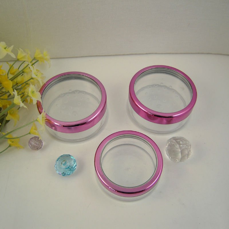 New Empty Clear Plastic Cosmetic Containers 5g Pot Jars Eyeshadow Container