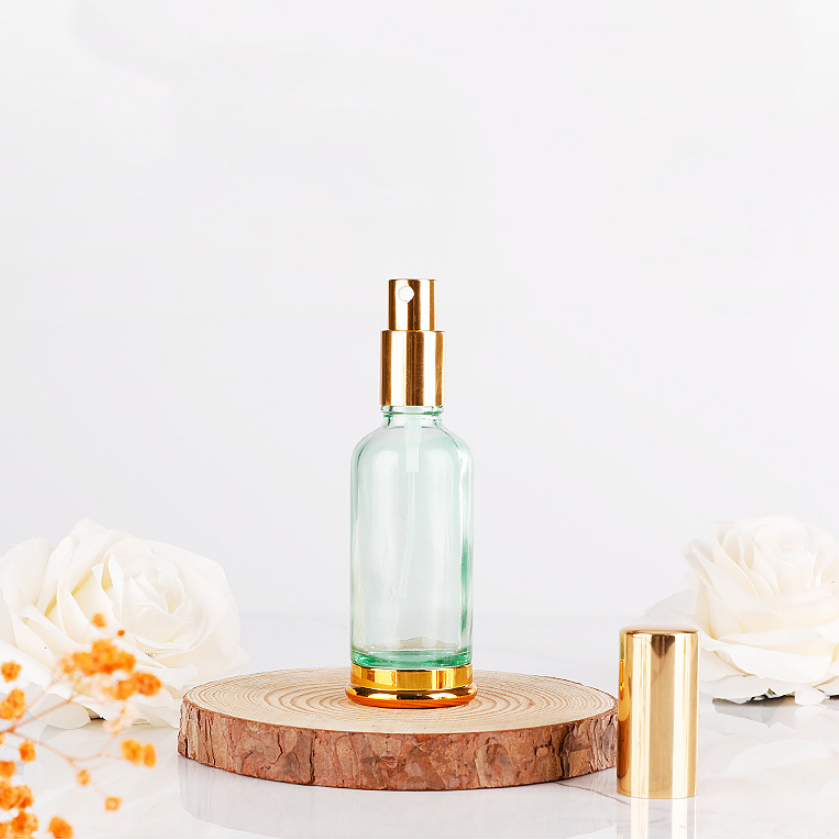 New Fancy Pump spary 10ml 15ml 20ml Refillable Luxury Parfum Square Empty Glass Perfume Spray Bottle With Caps