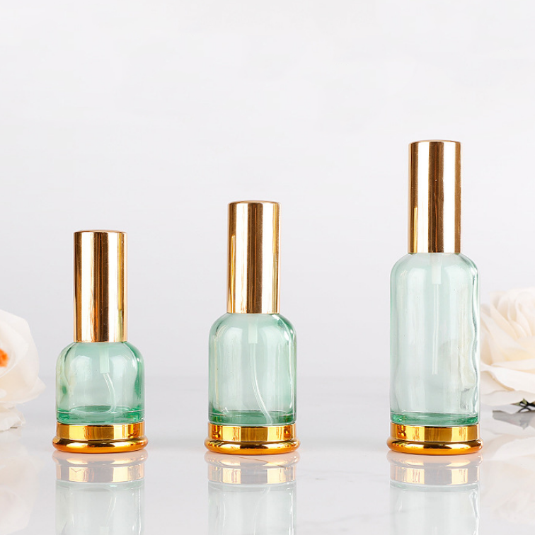 New Fancy Pump spary 10ml 15ml 20ml Refillable Luxury Parfum Square Empty Glass Perfume Spray Bottle With Caps