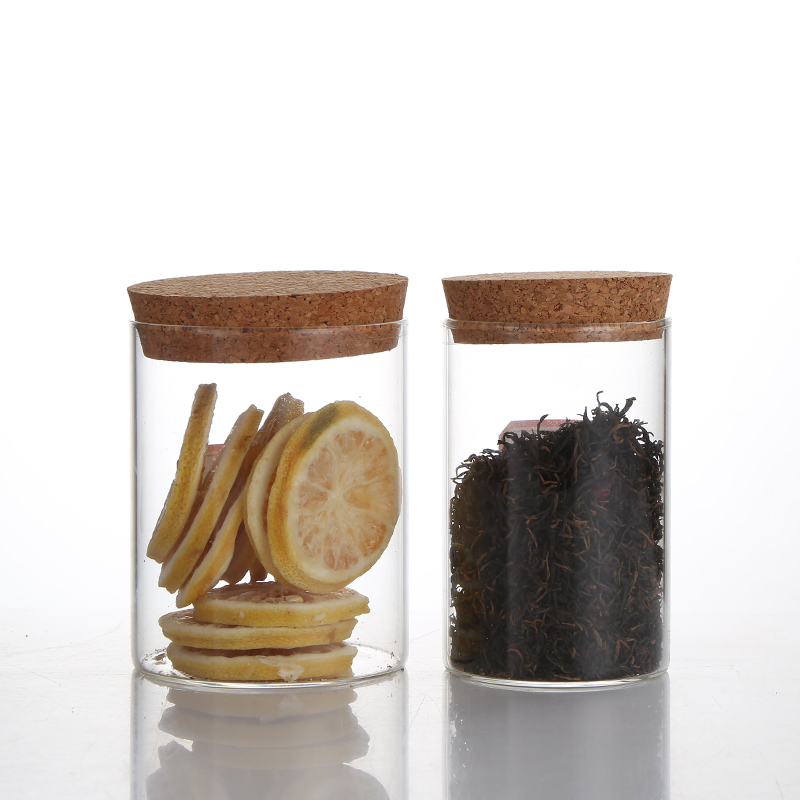 New Fashion 16 Oz Glass Hinged Jar Body Cream Jar Tea Container Storage