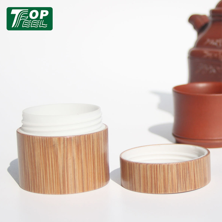 New Fashion Natural Empty Round 3g 5g 10g 15g 20g 30g 50g Cosmetic Bamboo Cream Jar