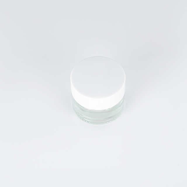 New Fashion Natural Products Round Shape 150g White Plastic Pp Cosmetic Bamboo Cream Jar