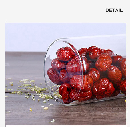 New Glass Storage Jar With Sealed Lid Multigrain Jar Kitchen Supplies