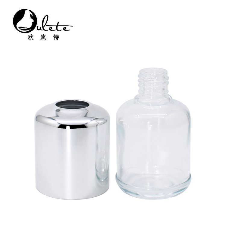 New Golden/Silver 30ml 50ml Luxury Glass Dropper Bottle For Essential Oil