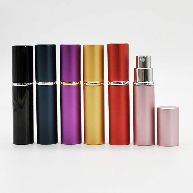 New High Quality Slim 5ml 8ml 10ml 15ml 20ml Refill Empty Perfume Spray Aluminum Bottle With Low Price