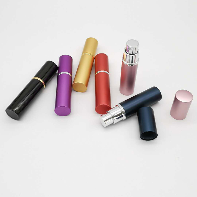 New High Quality Slim 5ml 8ml 10ml 15ml 20ml Refill Empty Perfume Spray Aluminum Bottle With Low Price