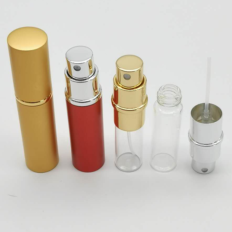 New High Quality Slim 5ml 8ml 10ml 15ml 20ml Refill Empty Perfume Spray Aluminum Bottle With Low Price