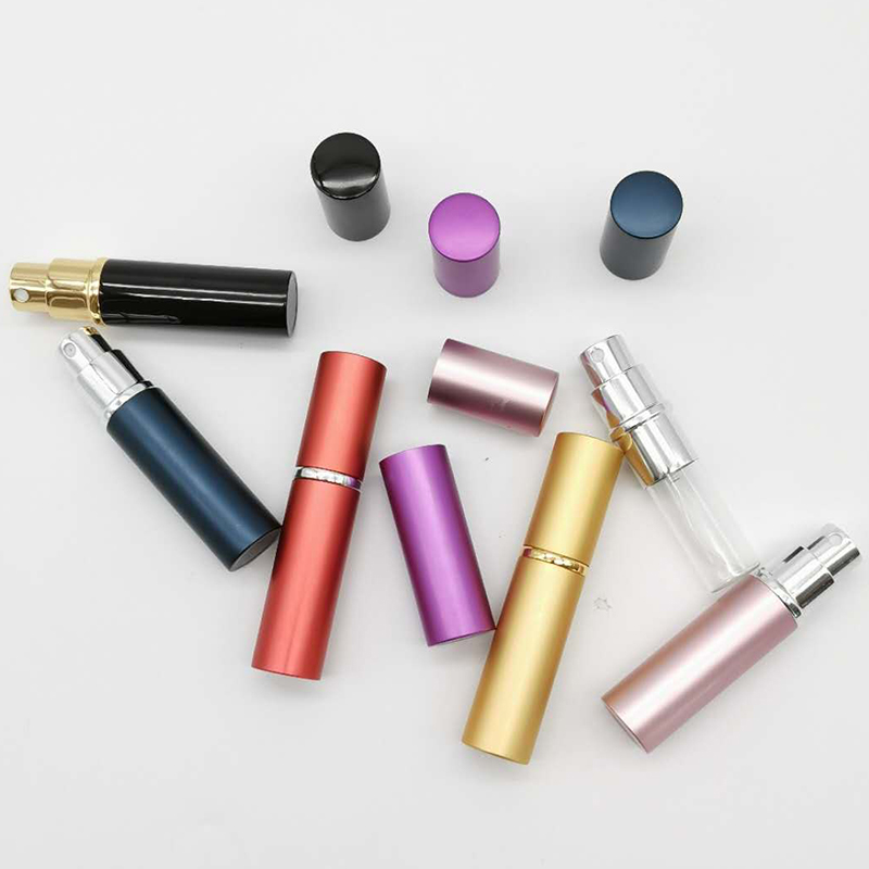 New High Quality Slim 5ml 8ml 10ml 15ml 20ml Refill Empty Perfume Spray Aluminum Bottle With Low Price