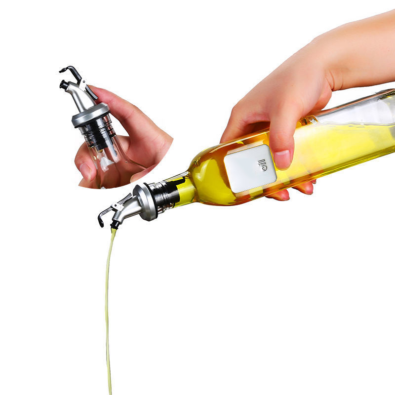 New Olive Oil Dispenser Glass Bottles with Easy Pour Spout Set Vinegar Bottle Set 240ml 350ml 500ml