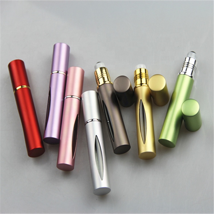 New Printed Original Metallic Mini Roll On Essential Oil Bottle