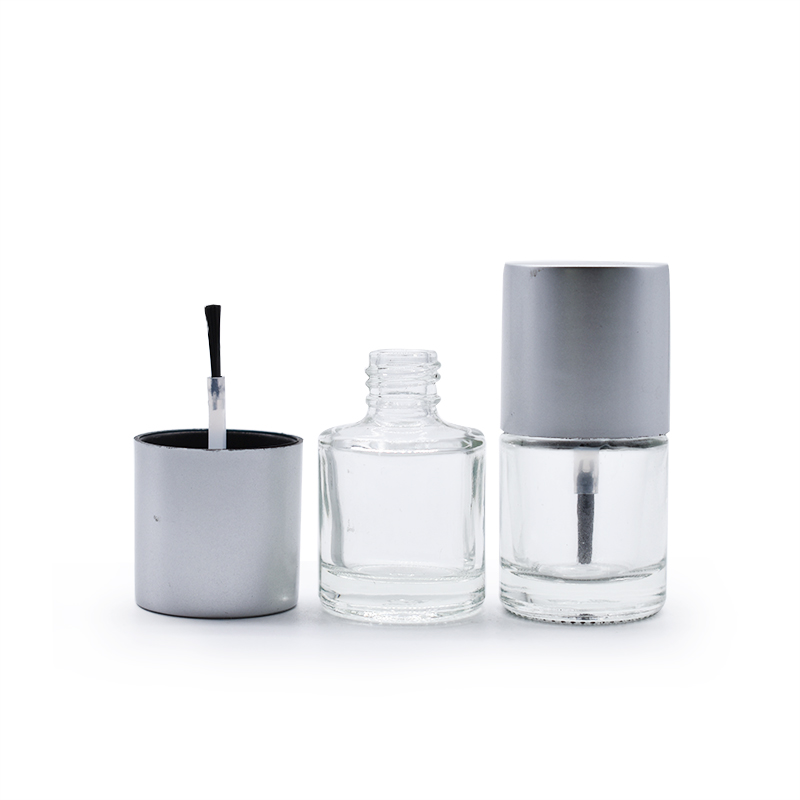 New Product 10ml 15ml Empty Unique Nail Polish Bottle with Sliver Cap