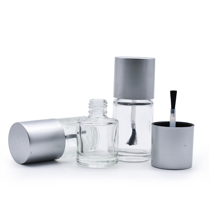 New Product 10ml 15ml Empty Unique Nail Polish Bottle with Sliver Cap