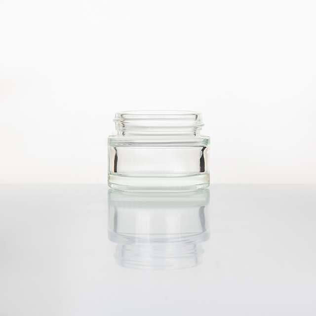 New Product 2019 Empty Cosmetic 15g 20g 30g 50g 100g Clear green Matte Black Amber glass Jar For Skin Care Cream