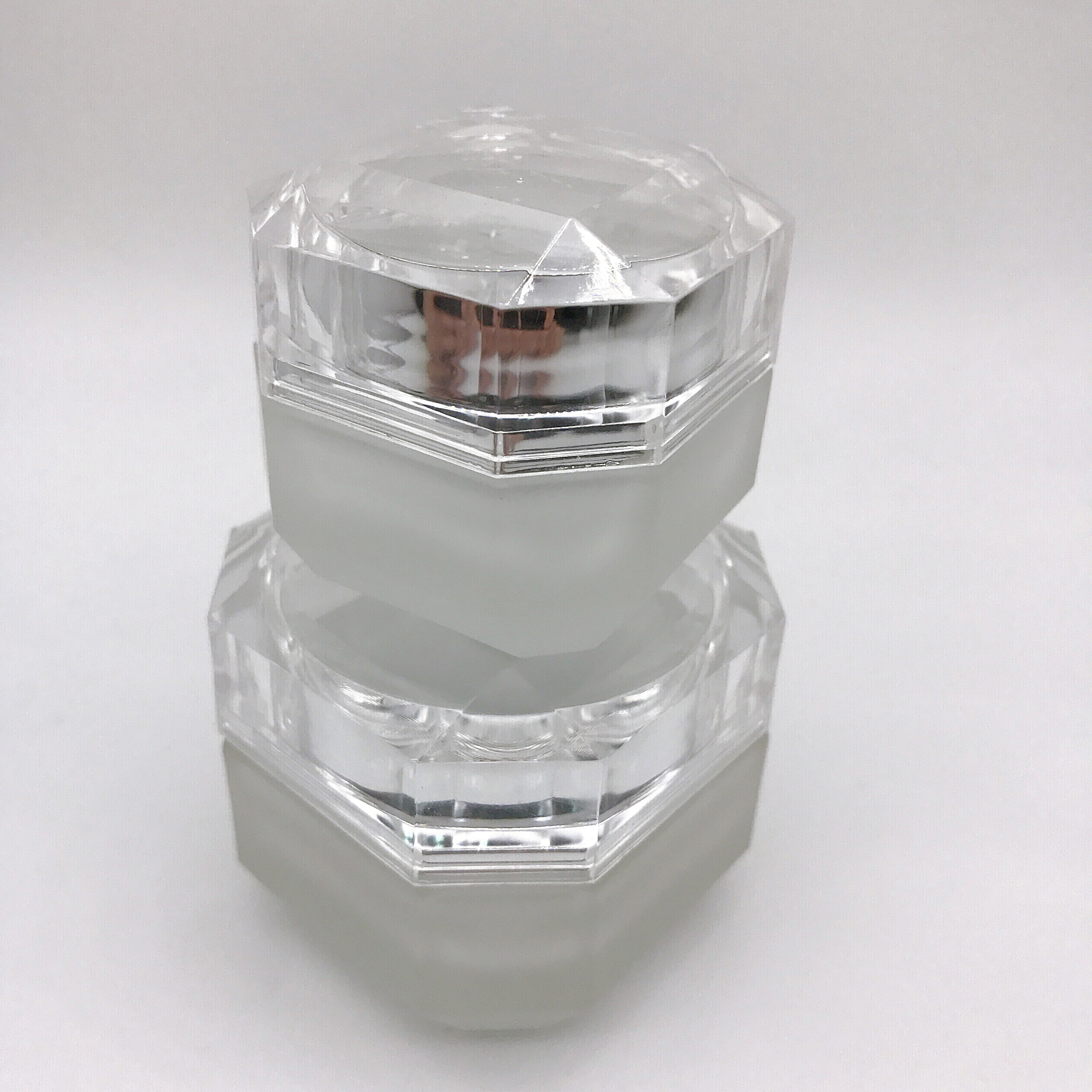 New Product 30g 50g Frosted Glass Jar Emulsion Jar High Quality Cream Jar
