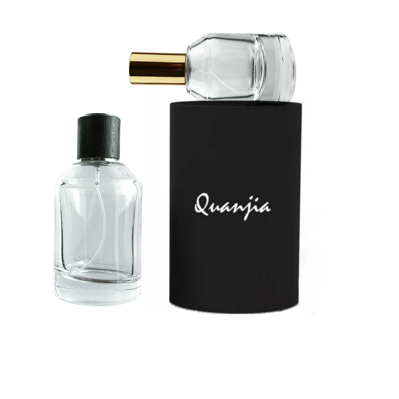 New Product Clear Round 30ml Empty Glass Perfume Bottle with Sprayer