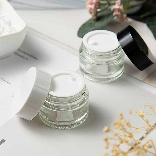 New Product Colored Empty Face Cream Plastic 50Ml 100Ml 200Ml Cosmetic Jar With Colored Lid