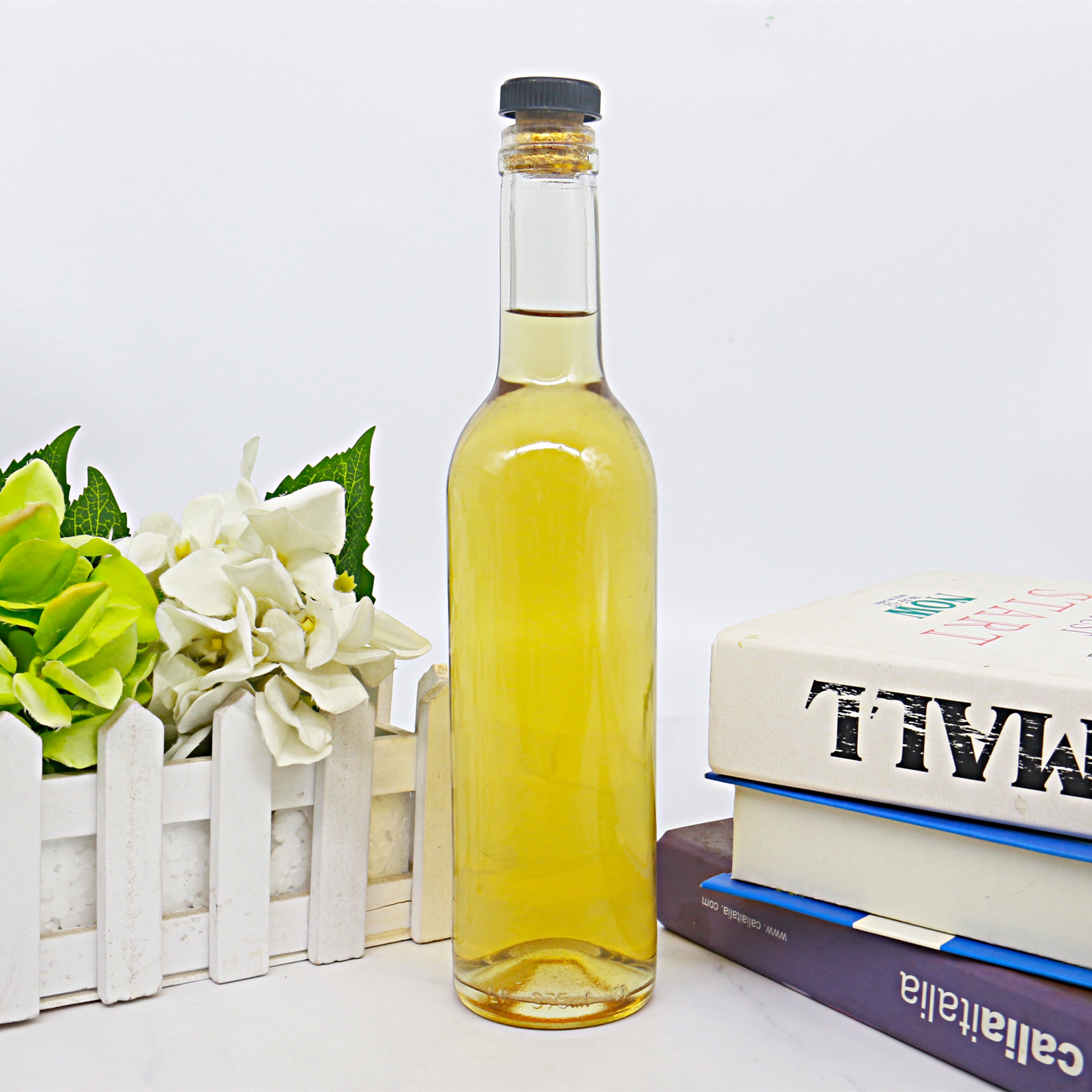 New  Product Custom Empty 380ml Unique Shae  Wine Bottle Of Whisky With Cork