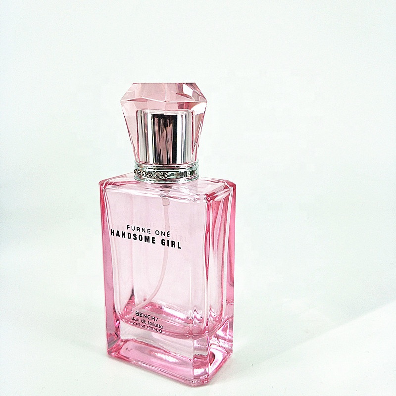 New Product Ideas 2019 30ml 50ml 100ml Empty Pink Perfume Glass Square Spray Bottles Atomizer