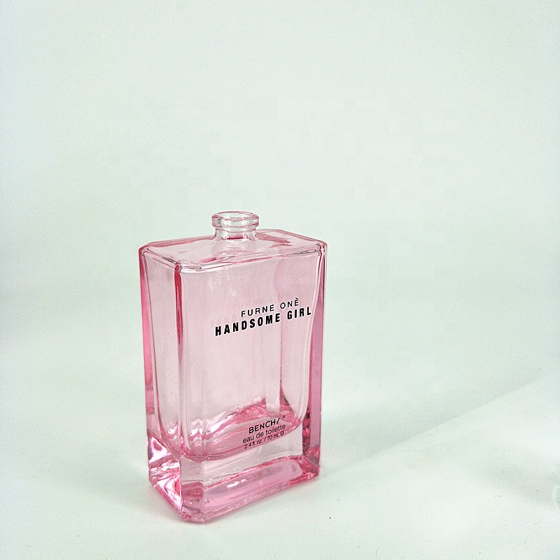 New Product Ideas 2019 30ml 50ml 100ml Empty Pink Perfume Glass Square Spray Bottles Atomizer