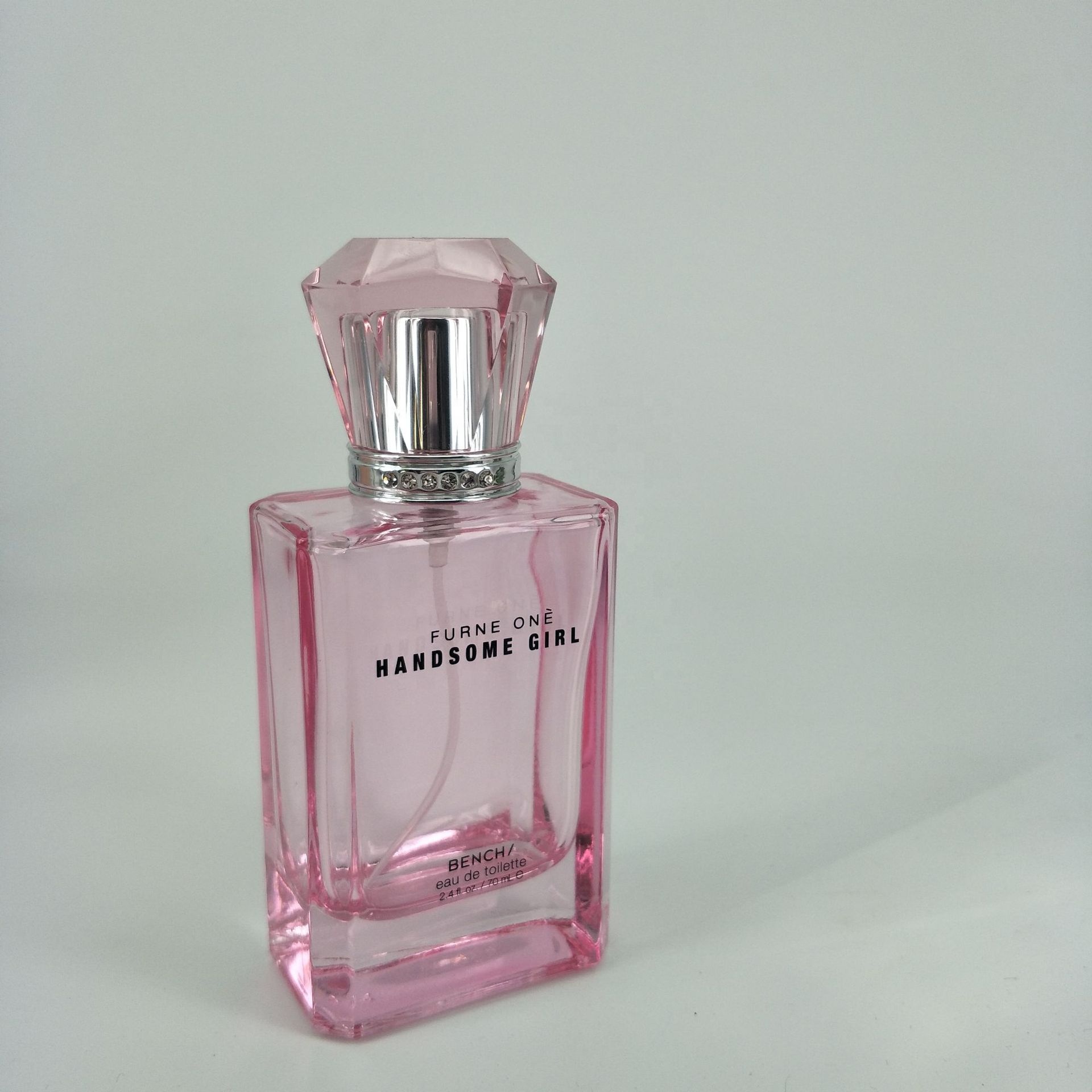 New Product Ideas 2019 30ml 50ml 100ml Empty Pink Perfume Glass Square Spray Bottles Atomizer