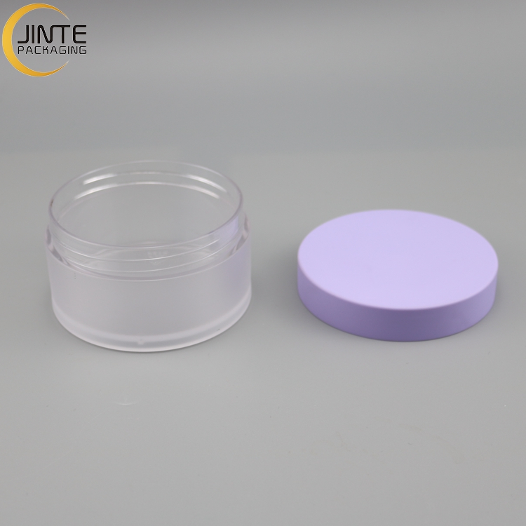 New Product Purple PETG Jar 200ml 100ml 150ml Scrub Packaging Jar 8OZ 60Z 5OZ 4OZ 3OZ 2OZ 1OZ