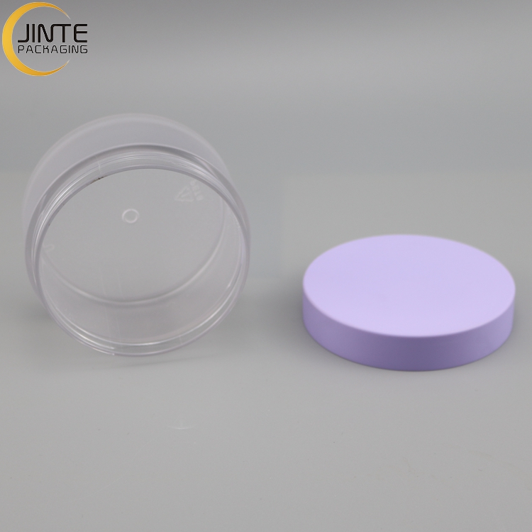 New Product Purple PETG Jar 200ml 100ml 150ml Scrub Packaging Jar 8OZ 60Z 5OZ 4OZ 3OZ 2OZ 1OZ