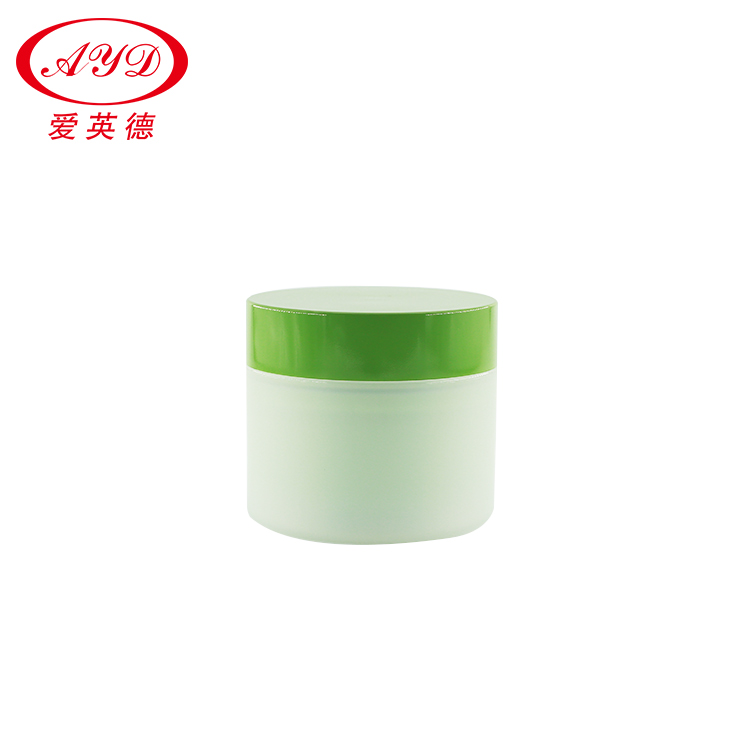 New Product Wide Mouth Green Two Thick Wall Jar With Cap 100ml 150ml Empty Cosmetic Container