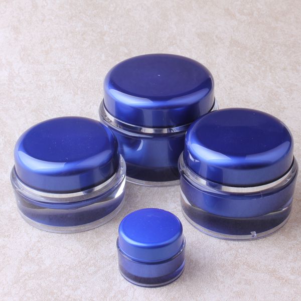 New Product cosmetic plastic Round Acrylic cream Jar container