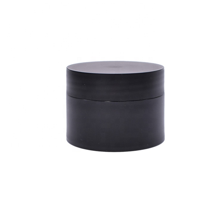 New Products 2020 Lotion Face Cream Gel Makeup Remover Black Plastic Cosmetic Jar