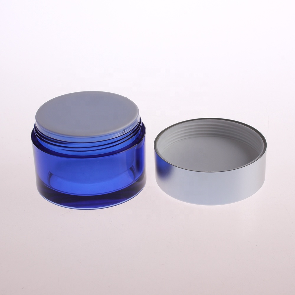 New Round Skin Care Cosmetic Jar 50ml 100ml 200ml 300ml 500ml Oem Luxury Plastic