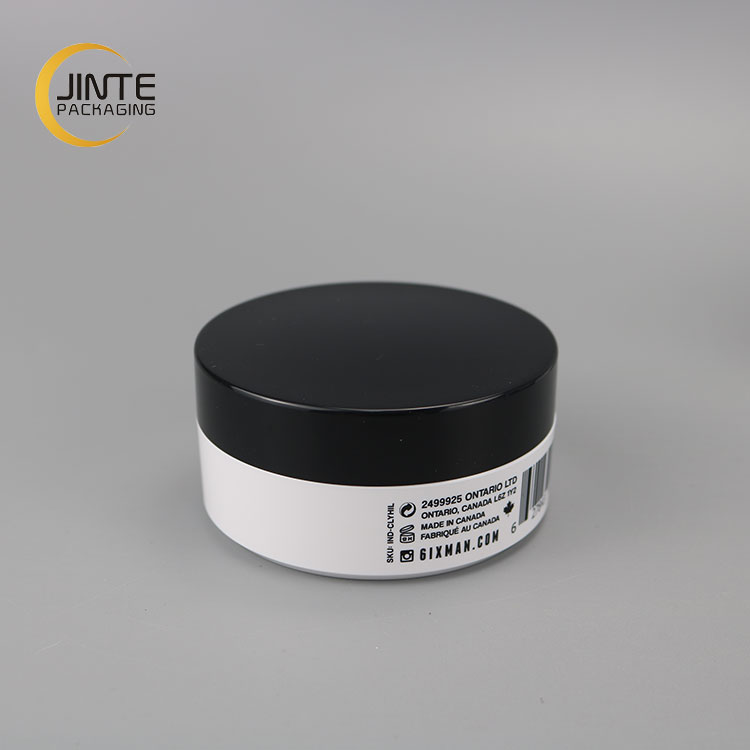 New  Short ABS jar  for cosmetic container 100ml can silk screen printing logo  for eyes mask